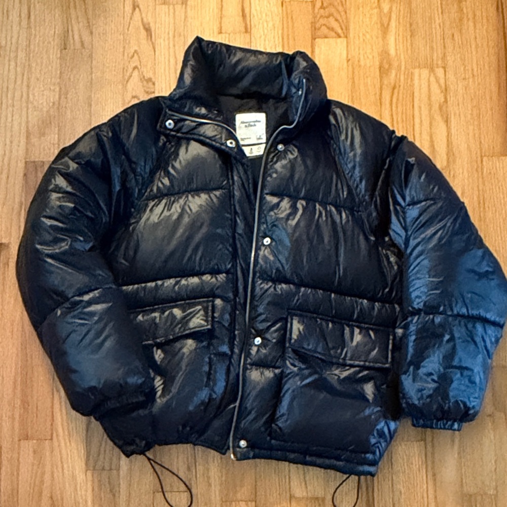 Abercrombie black puffer